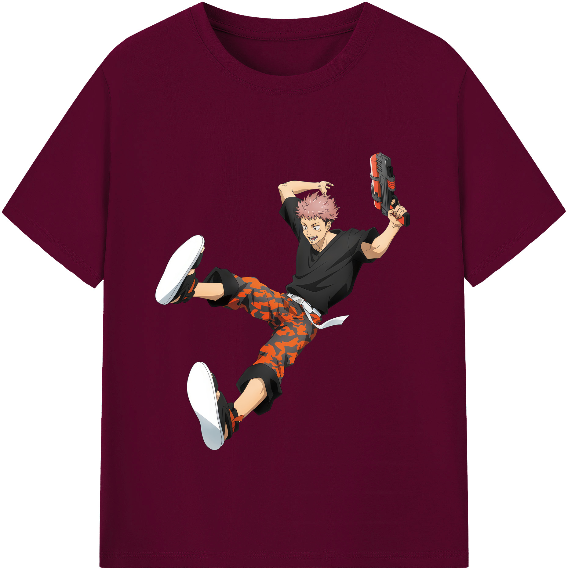 （画像用） 呪術廻戦 Jujutsu Kaisen レディースカジュアルプリントTシャツ（綿100％）